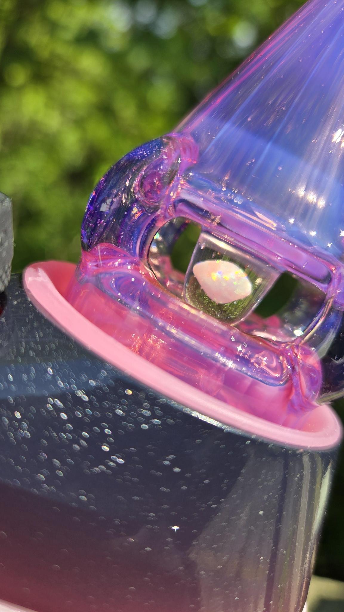 Sleeps - Full Color Faceted With Opal Dry Puffco Peak/Pro Attachment #1