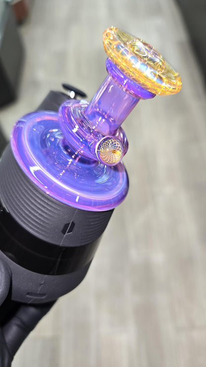 Gatez Glass - Telemagenta Dry Top Puffco Peak/Pro Attachment