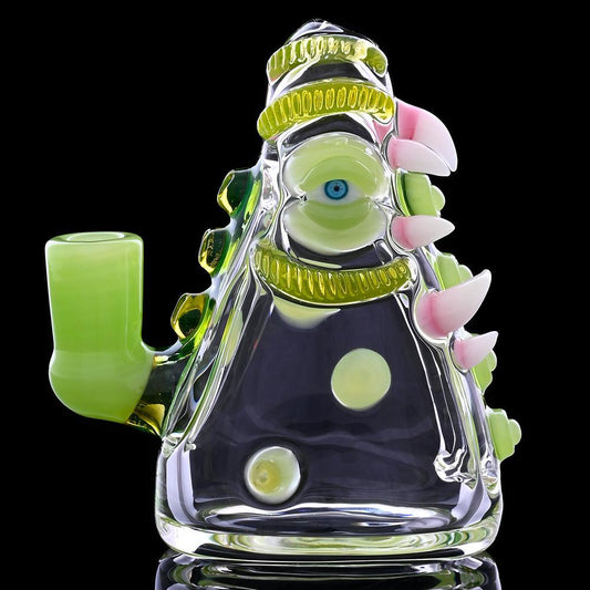 Salt Glass - UV Eyepod #98 (Double Dose/PlantPhibian/Citrine/Limedrop)