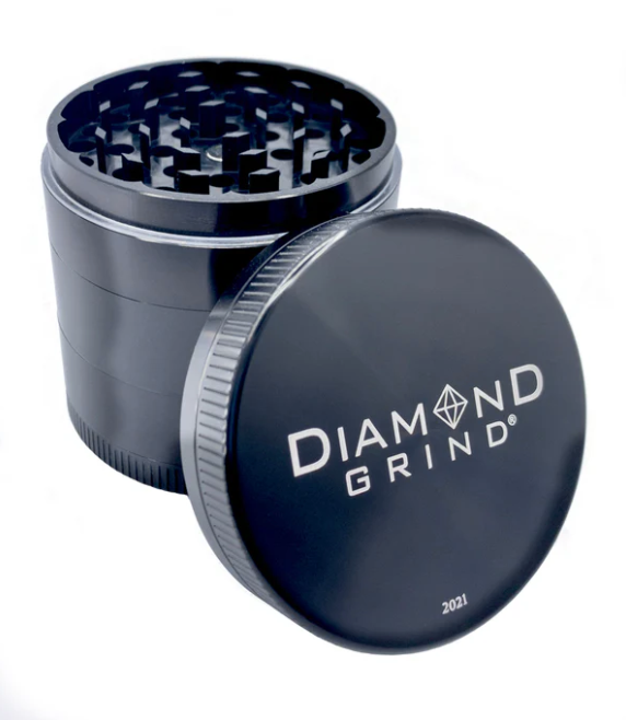 Diamond Grind - 50mm Anodized 4 Piece Grinder