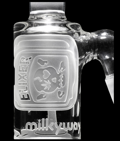 Milkyway Glass - Elixer Rose Clear Dry Ash Catcher