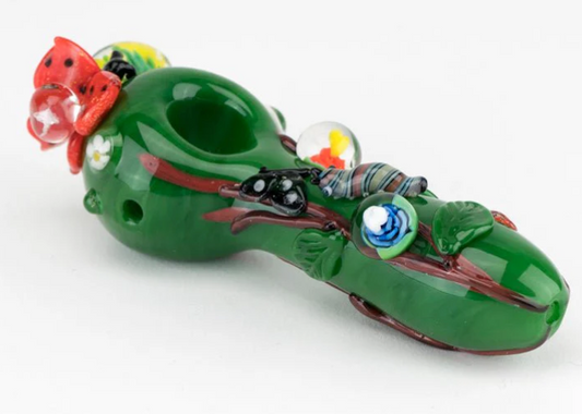 Empire Glassworks Garden Critters Small Spoon Pipe