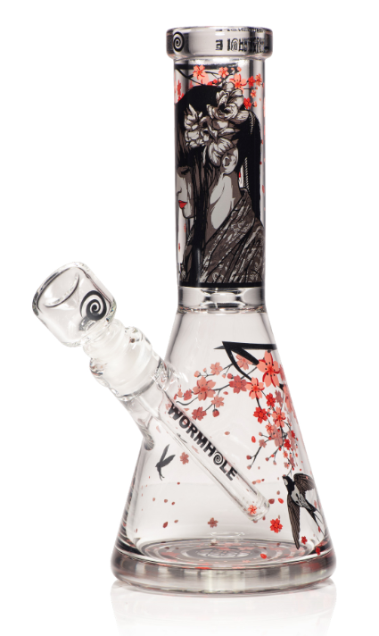 Milkyway Glass - Sakura 13″ Clear Beaker Bong