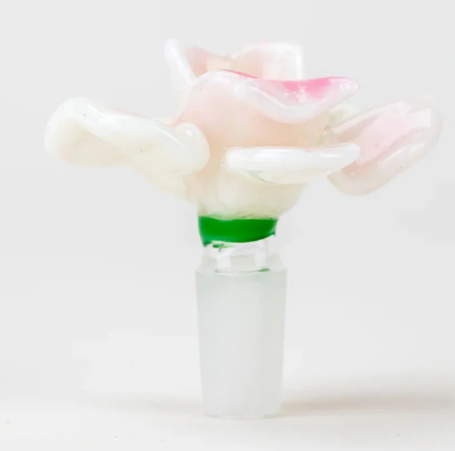 Empire Glassworks Orchid Flower Bowl Piece