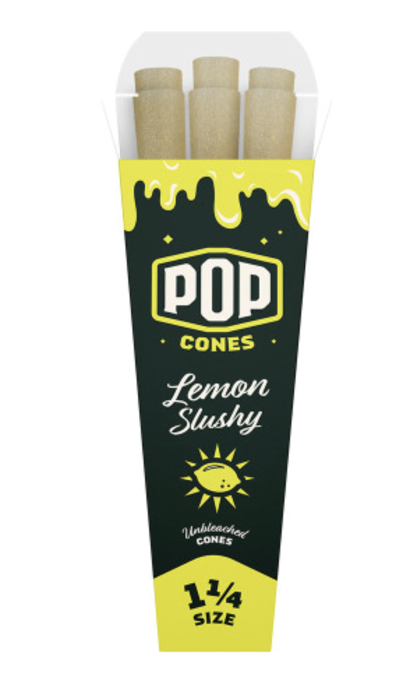 Pop Cones 1 1/4 Pre-Rolled Cones 6ct (Unbleached)