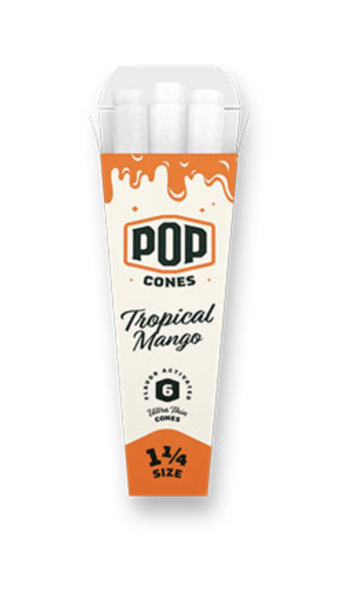 Pop Cones 1 1/4 Pre-Rolled Cones 6ct (Ultra Thin)