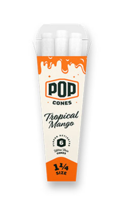 Pop Cones 1 1/4 Pre-Rolled Cones 6ct (Ultra Thin)