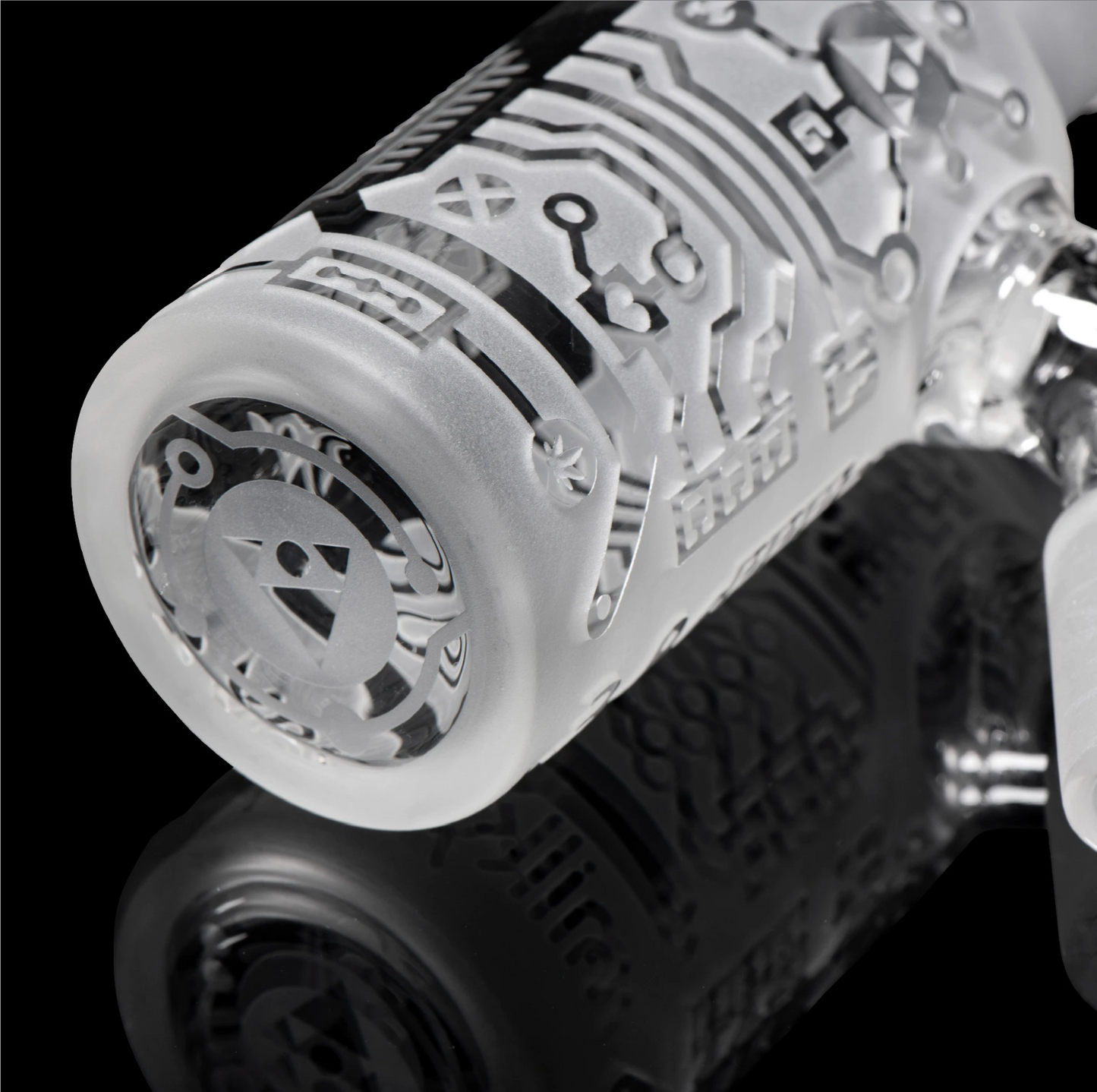 Milkyway Glass - Circuitboard Clear Dry Ash Catcher