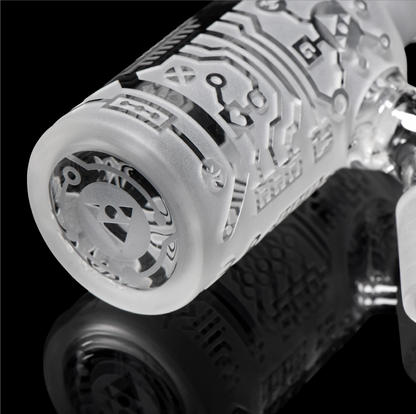 Milkyway Glass - Circuitboard Clear Dry Ash Catcher