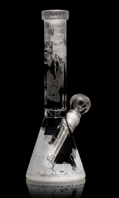 Milkyway Glass - Ancient Ruins 11″ Beaker Bong