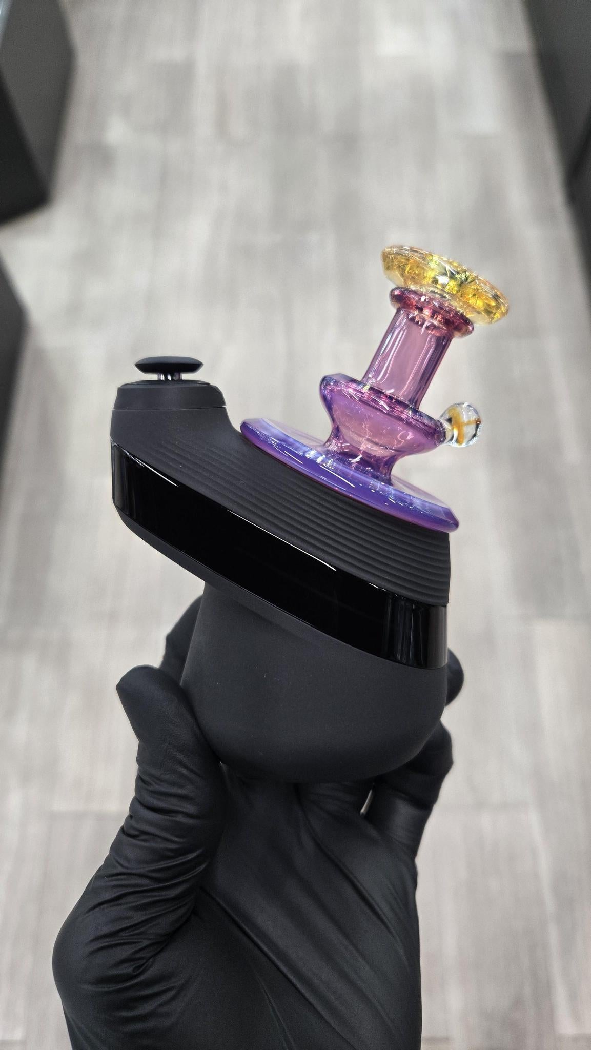 Gatez Glass - Telemagenta Dry Top Puffco Peak/Pro Attachment