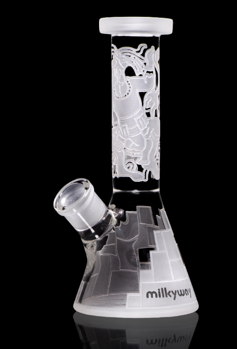 Milkyway Glass - Maya Fort 7.5″ Clear Mini Beaker Bong