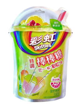 Skittles Lollipop Fruit Tea Flavor (China)