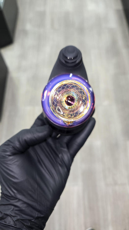 Gatez Glass - Telemagenta Dry Top Puffco Peak/Pro Attachment