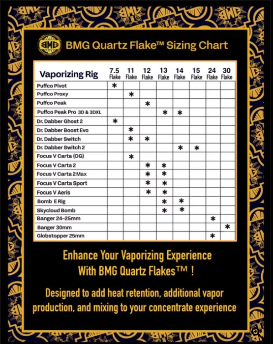 Black Market Glass - Pivot Quartz Flake
