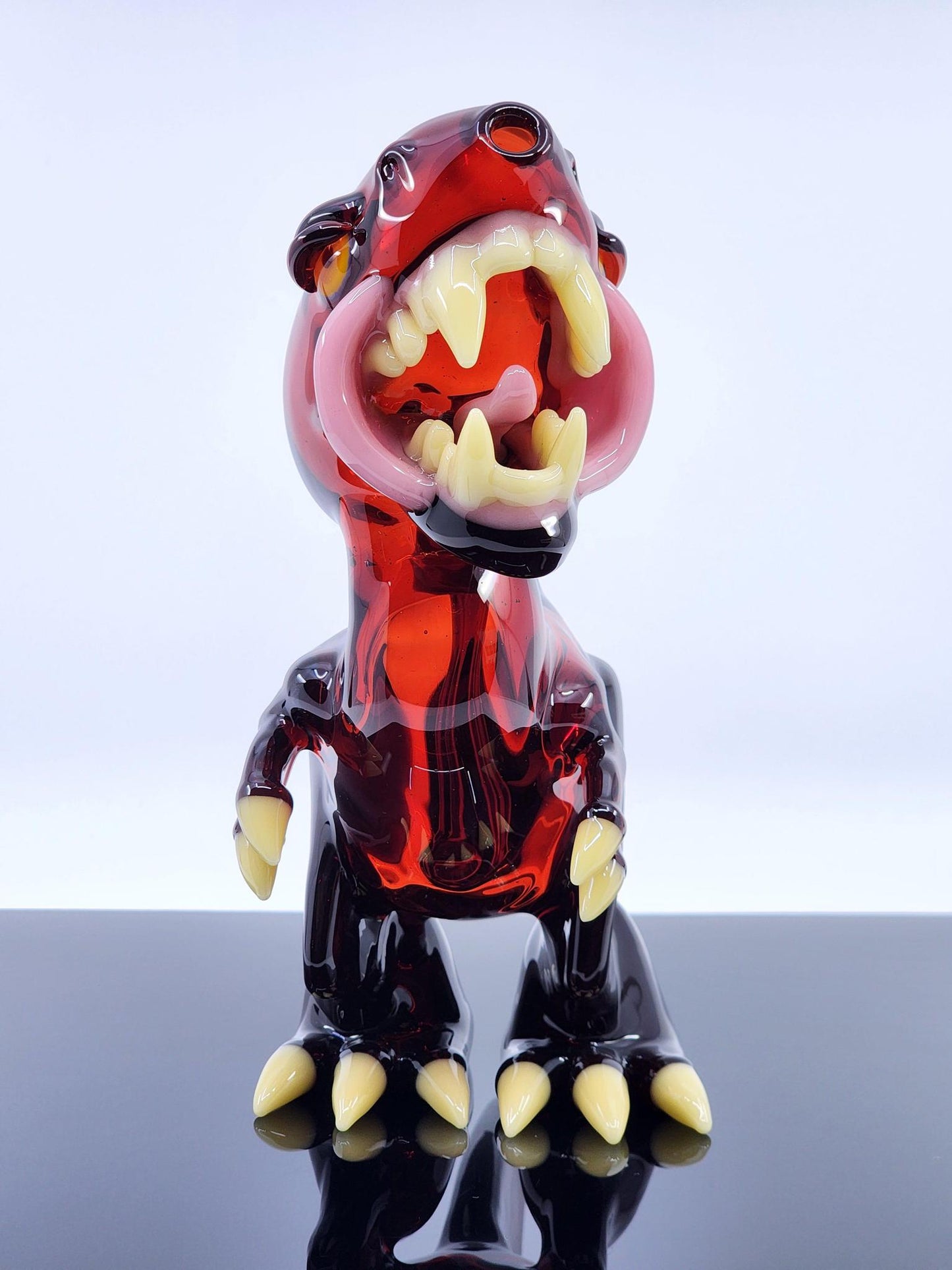 Elbo Glass - Open Mouth Raptor V3 TREX