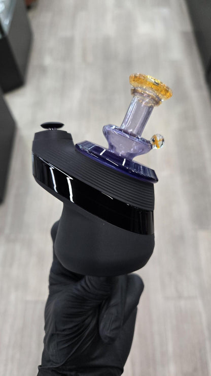 Gatez Glass - Wildberry Dry Top Puffco Peak/Pro Attachment