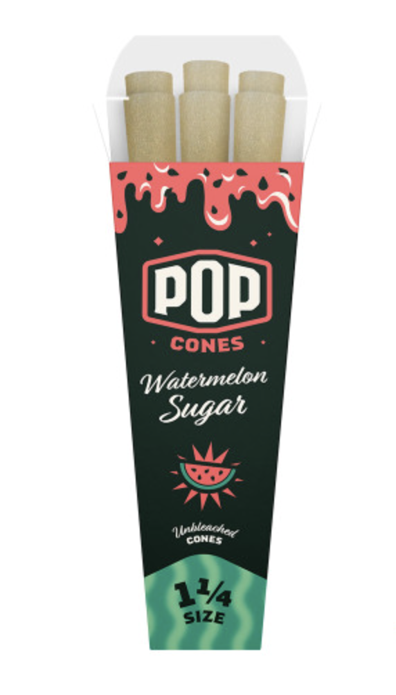Pop Cones 1 1/4 Pre-Rolled Cones 6ct (Unbleached)