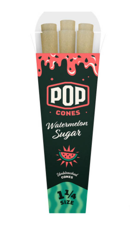 Pop Cones 1 1/4 Pre-Rolled Cones 6ct (Unbleached)