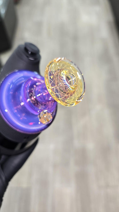 Gatez Glass - Telemagenta Dry Top Puffco Peak/Pro Attachment