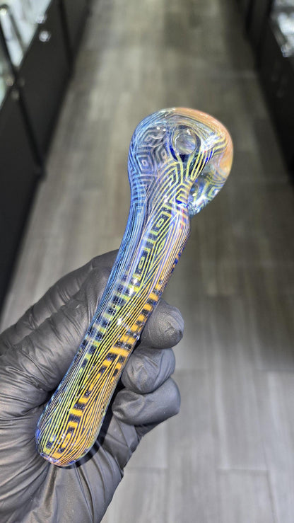 Hefe Glass - Fumed Etch Spoon #2