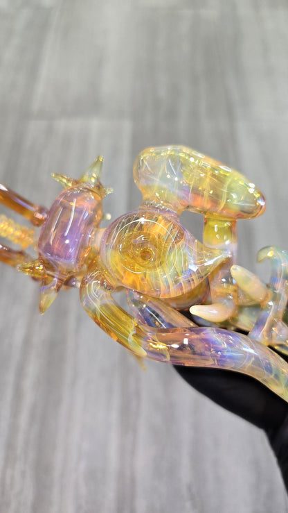 Rootin Tootin Glass - Harley Motorbike Dry Pipe