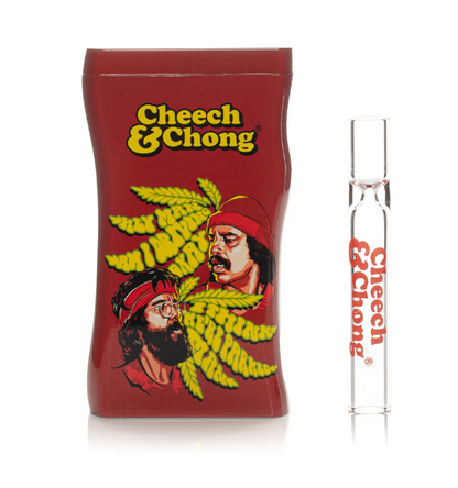 Cheech & Chong - 3.8" Dugout With Chillum