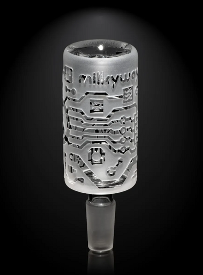 Milkyway Glass - Circuitboard Clear Long Bowl
