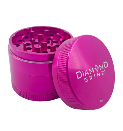 Diamond Grind - 63mm Anodized 4 Piece Grinder
