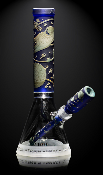 Milkyway Glass - Space Odyssey in Color 14″ Beaker Bong