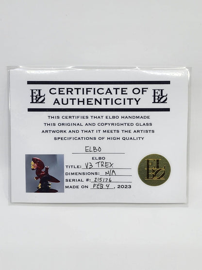 Elbo Glass - Open Mouth Raptor V3 TREX