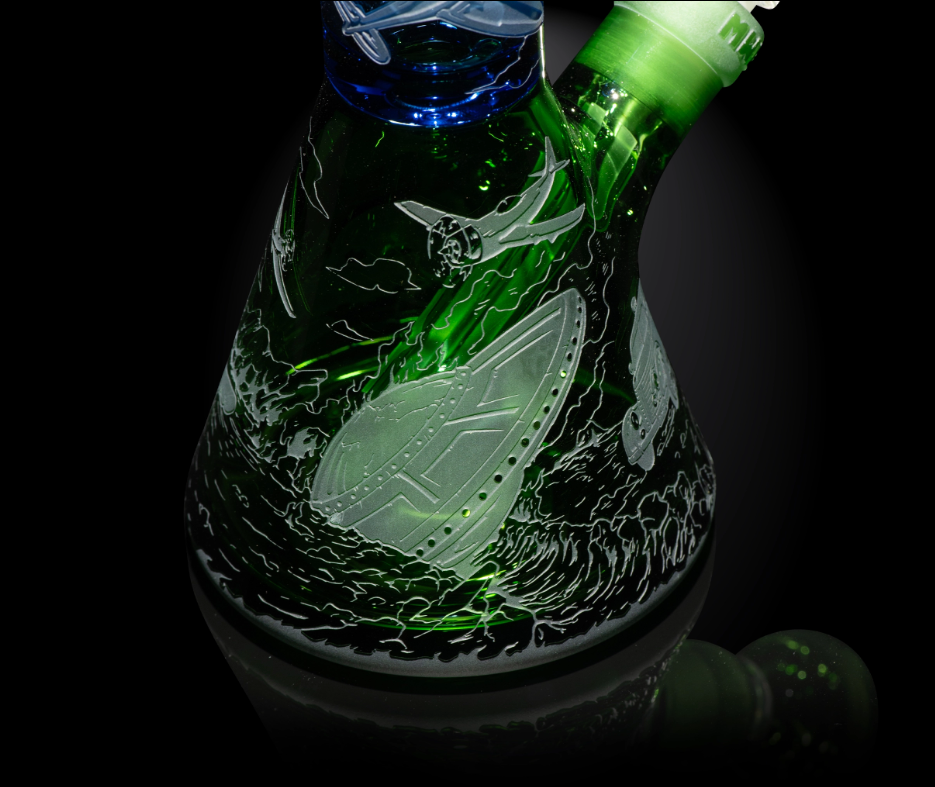 Milkyway Glass - Roswell 1947 10.5″ Beaker Bong