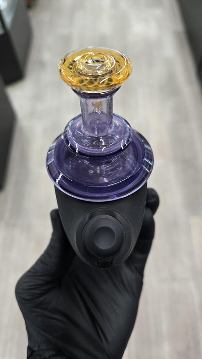Gatez Glass - Wildberry Dry Top Puffco Peak/Pro Attachment