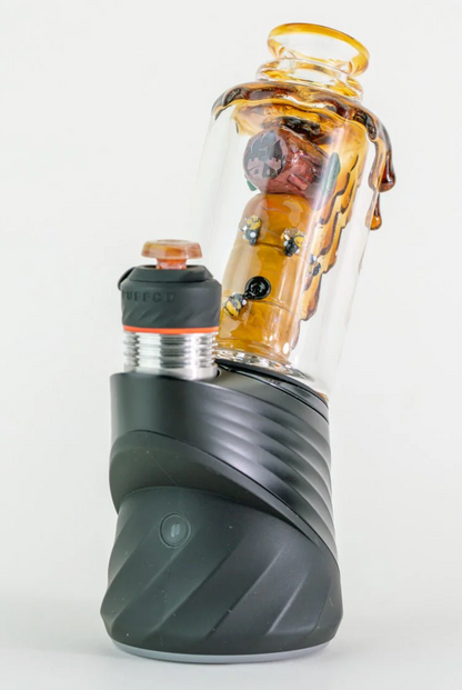 Empire Glassworks "Save the Bees" Glass Attachment for PuffCo Peak & Peak Pro
