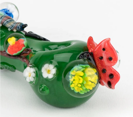 Empire Glassworks Garden Critters Small Spoon Pipe
