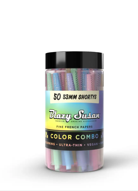 Blazy Susan - Color Combo Pre Rolled Cones 50ct Jar