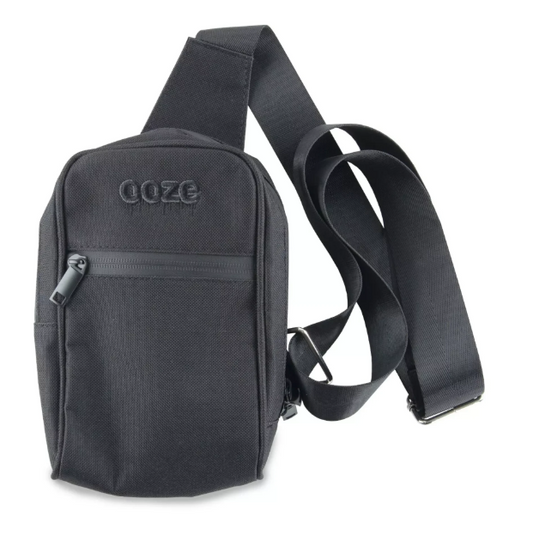 Ooze - Traveler Smell Proof Crossbody Bag - Black