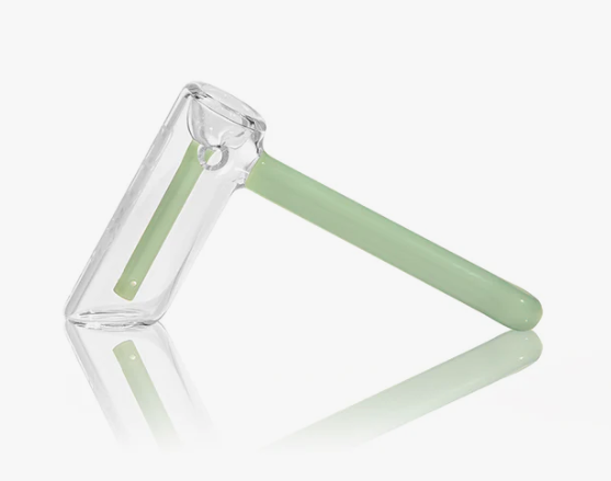 Grav Labs Hammer Bubbler - Wide Base for Stability, Fission Downstem for Smooth Hits, and Durable Borosilicate Glass Construction.

   