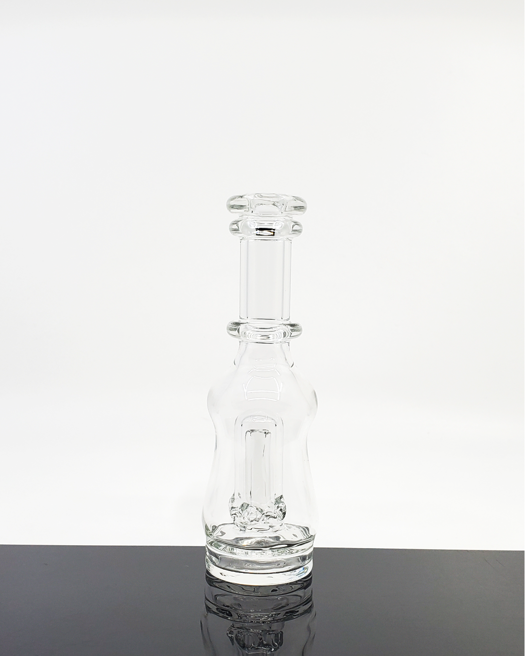 Logi Glass Art Clear Puffco Attachments - Sleek and Minimalist Design