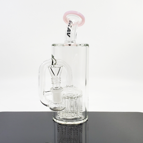 MAV Glass Tree Perc Tube - Straight Tube with Advanced Perc Filtration.