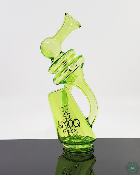 SmoQ Glass Peak Pro Recycler - Advanced Filtration for Peak Pro. Enjoy optimal filtration with the Peak Pro Recycler by SmoQ Glass, designed for smoother hits and flavor retention.