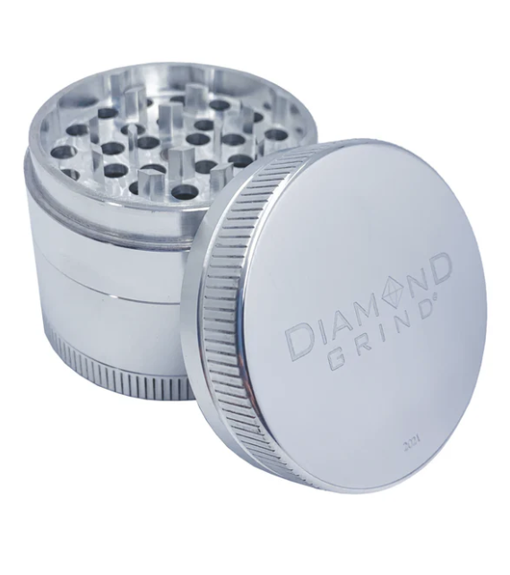 Diamond Grind - 75mm Anodized 4 Piece Grinder