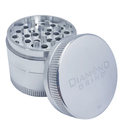 Diamond Grind - 75mm Anodized 4 Piece Grinder