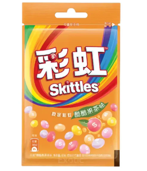 Skittles Candy Fruit Tea Flavor (China)
