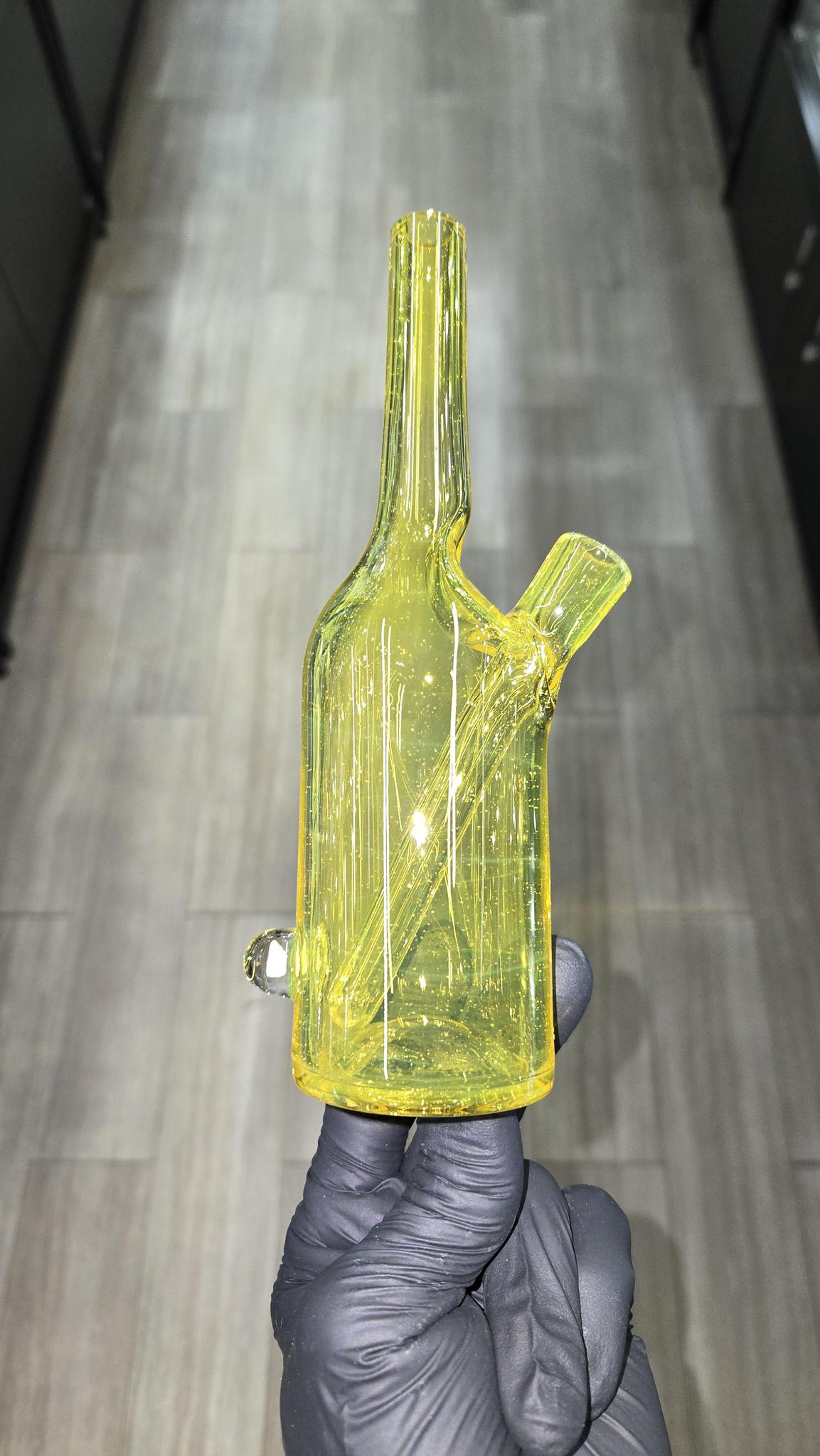 The Glass Mechanic - Terps Encased Opal Sake Bottle