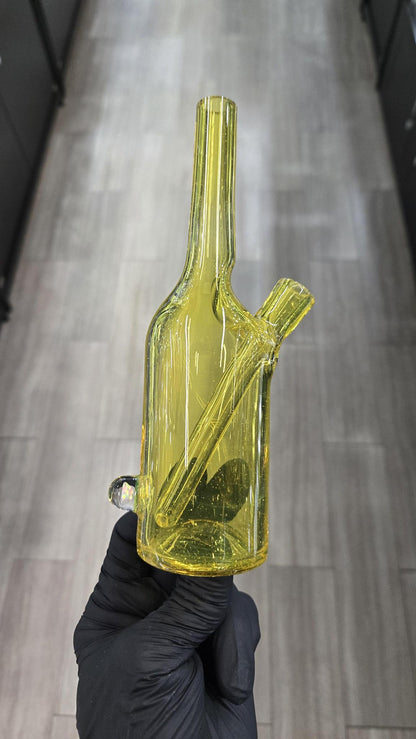 The Glass Mechanic - Terps Encased Opal Sake Bottle