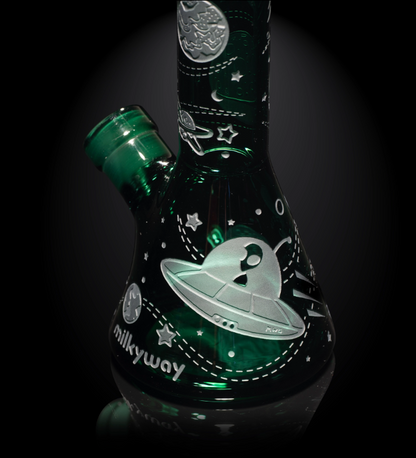 Milkyway Glass - Space Odyssey Mini 8″ Beaker Bong