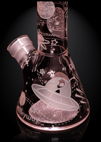Milkyway Glass - Space Odyssey Mini 8″ Beaker Bong