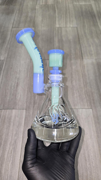 Monark Glass - 7" Heavyweight Bubbler Compact And Reliable Design