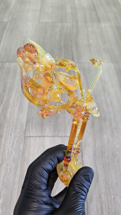 Rootin Tootin Glass - Harley Motorbike Dry Pipe